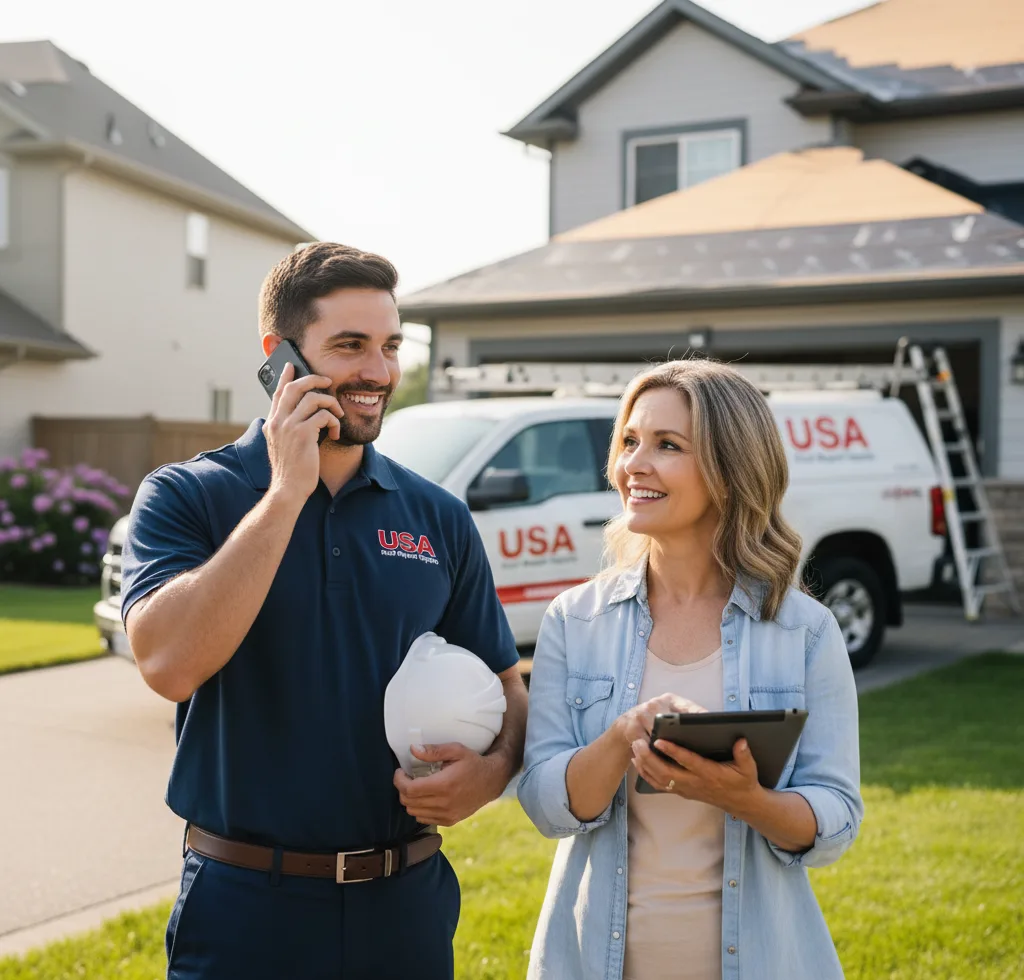 USA Roof Repair Experts customer support in Dawson